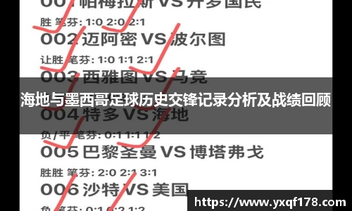 海地与墨西哥足球历史交锋记录分析及战绩回顾